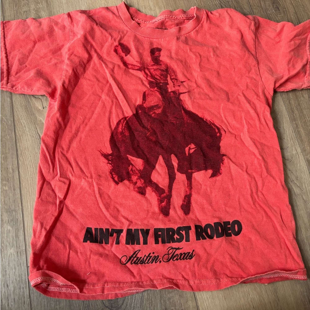 red austin texas rodeo tee
